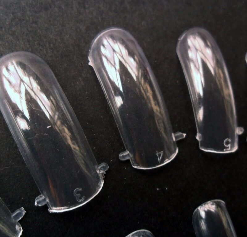 Molde Reutilizável Unha Porcel. Acrigel Tips F1 C/ 100 Unid Ref. 100